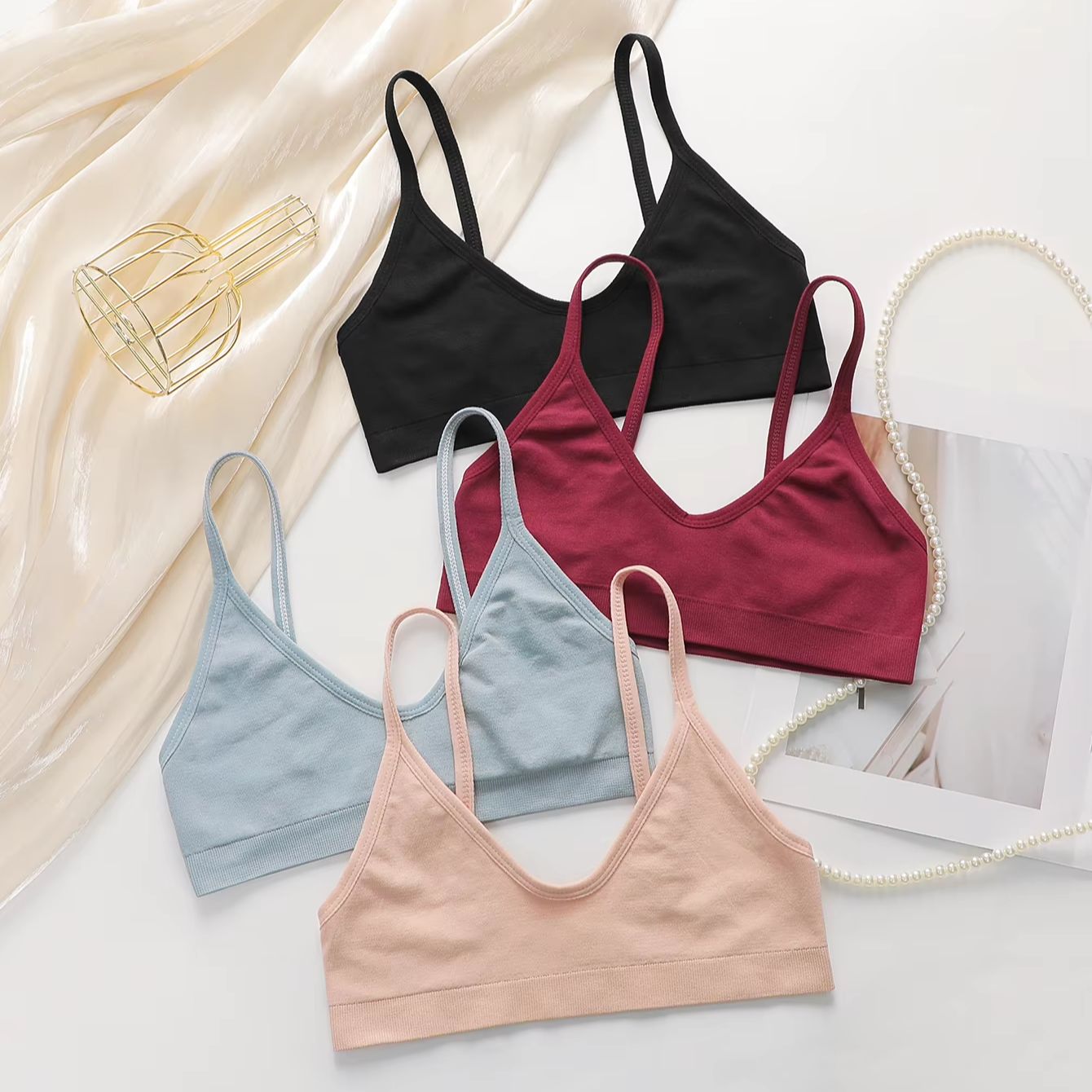Women Seamless Wireless Bra So - Bralette Wireless Soft บทวิจารณ์และราคา