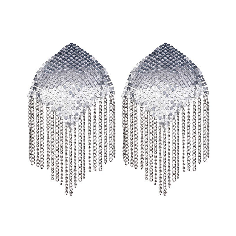 1Pair Women Tassel Chain Nippl - Nipple Cover Pasties บทวิจารณ์และราคา