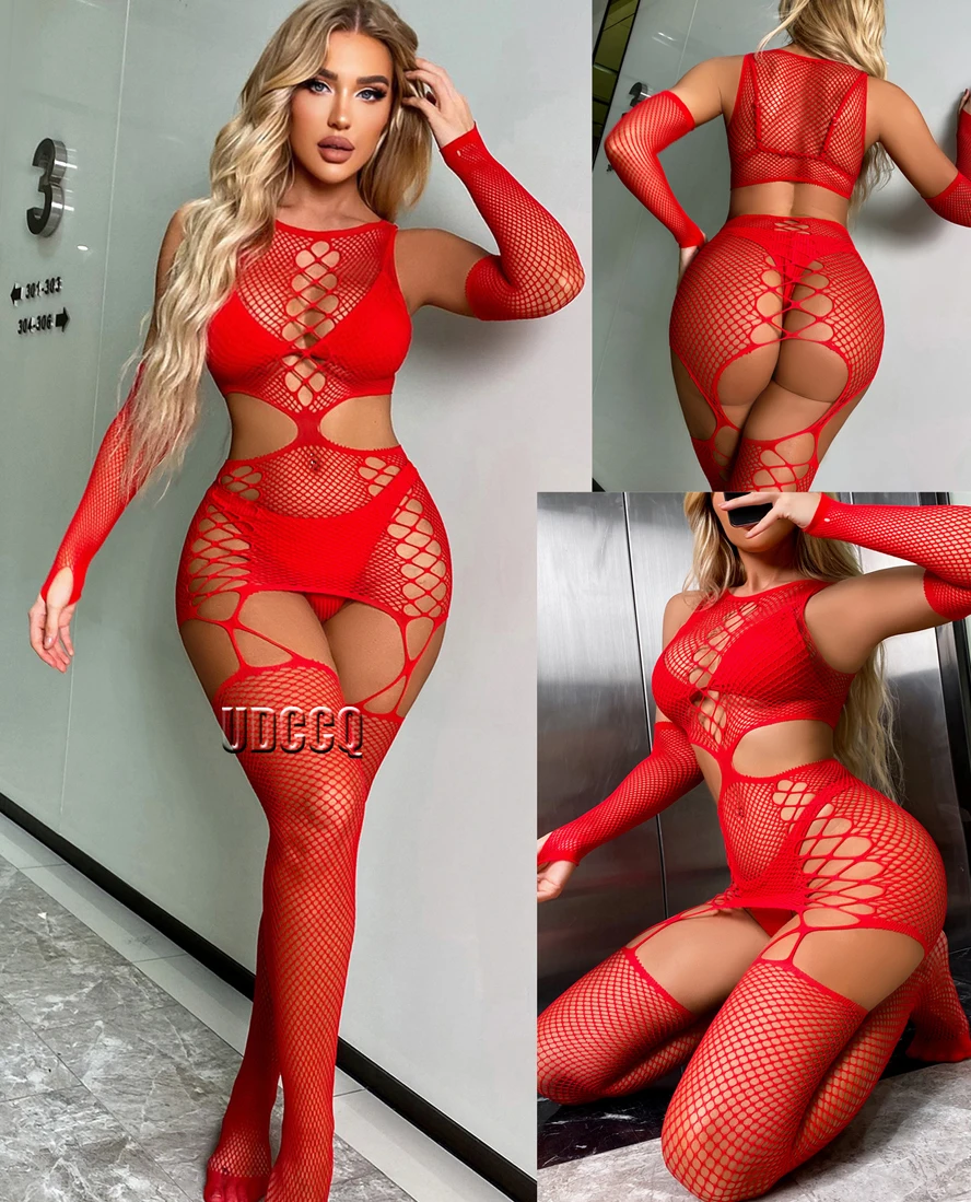 sexy underwear Lady lenceria C - Babydoll Chemise Night บทวิจารณ์และราคา