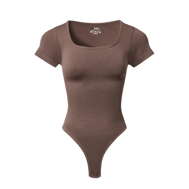 Women Plus Size Square Neck Sh - Shapewear Bodysuit Firm บทวิจารณ์และราคา