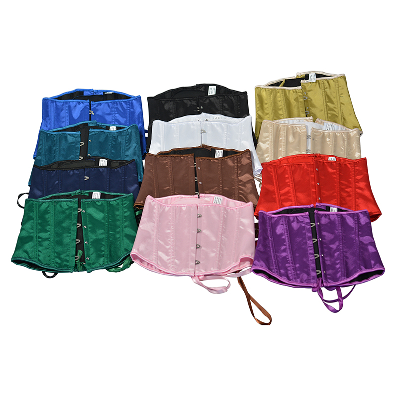 2025 Women Satin Underbust Cor - Corset Waist Cinch บทวิจารณ์และราคา