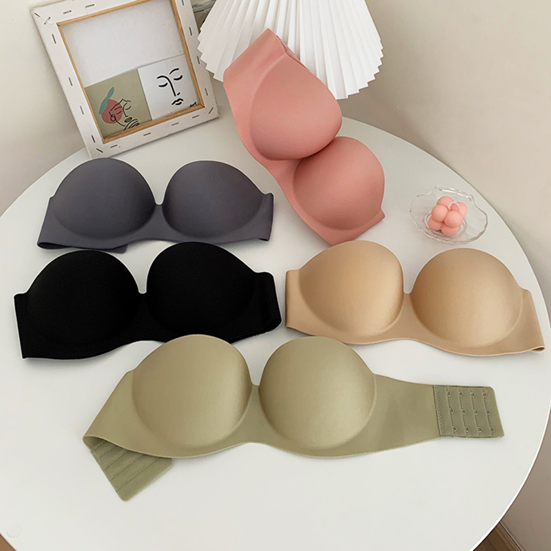 FINETOO Sexy Strapless Bras Wo - Bralette Wireless Soft บทวิจารณ์และราคา