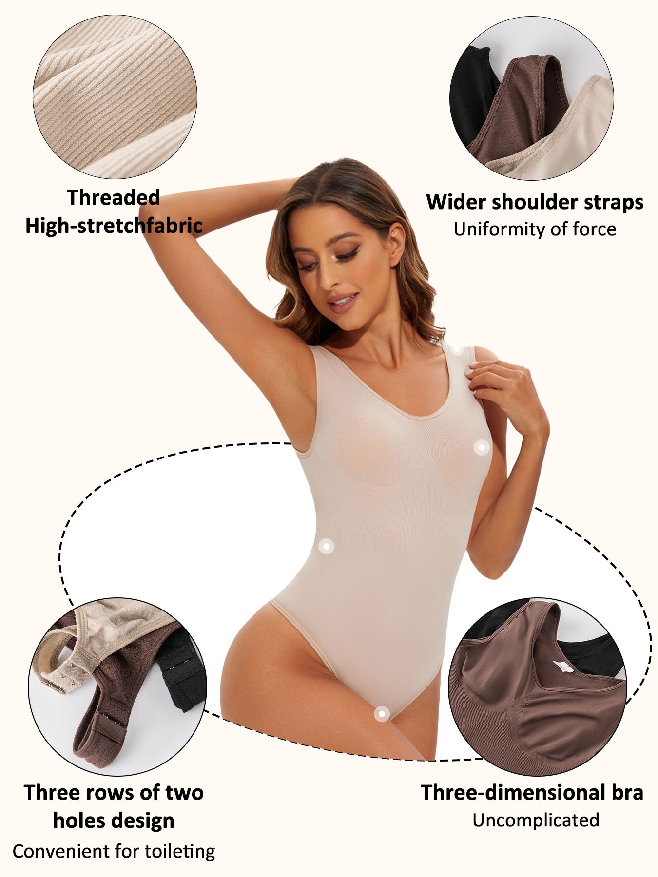 Shapewear Bodysuit Thong Fajas - Shapewear Bodysuit Firm บทวิจารณ์และราคา