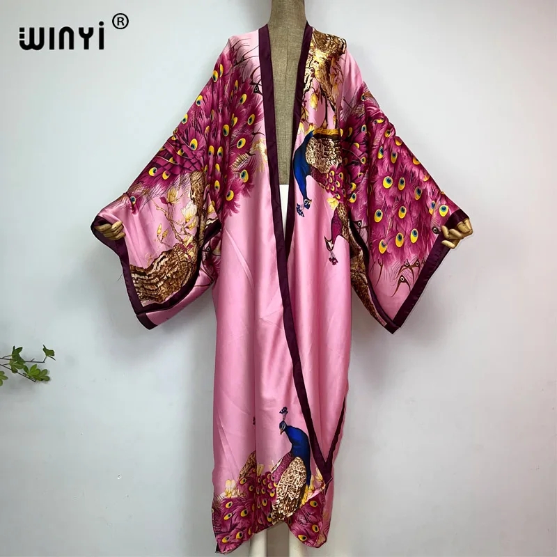 WINYI 2022 Summer Women Cardig - Robe Silk Women บทวิจารณ์และราคา