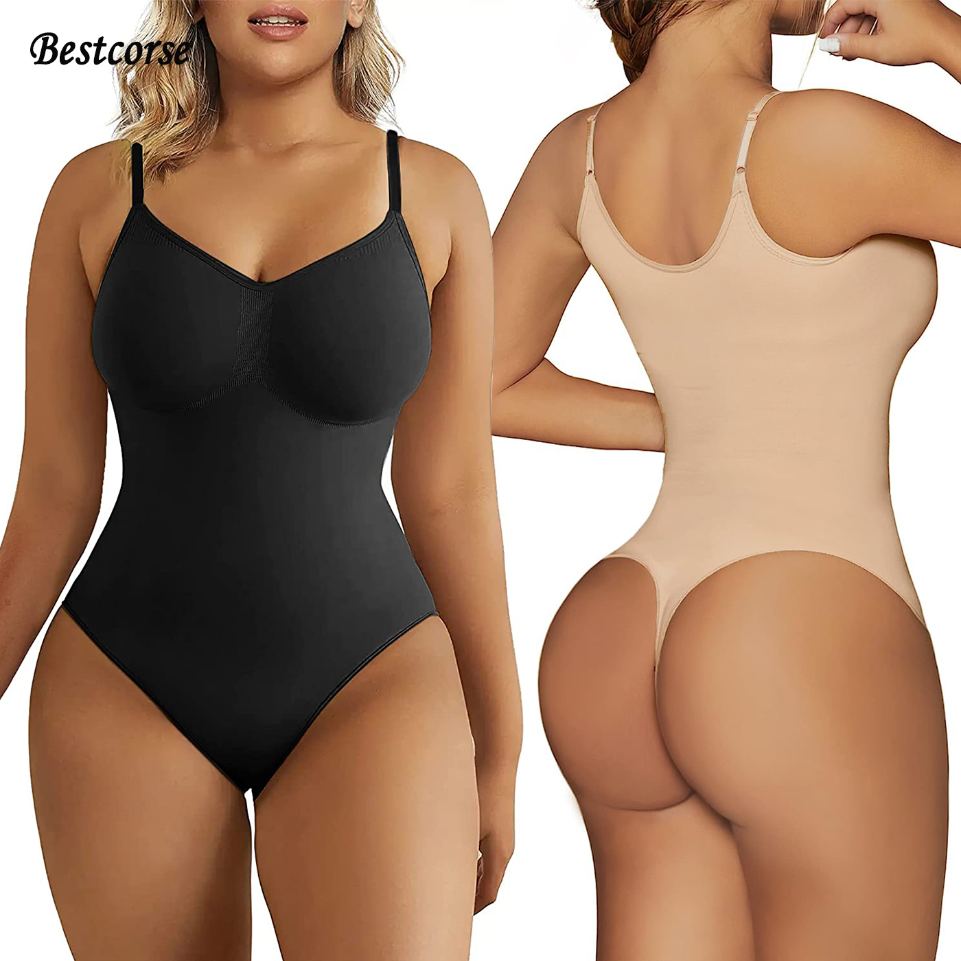 XS 3XL Seamless Body Suit Shap - Shapewear Bodysuit Firm บทวิจารณ์และราคา