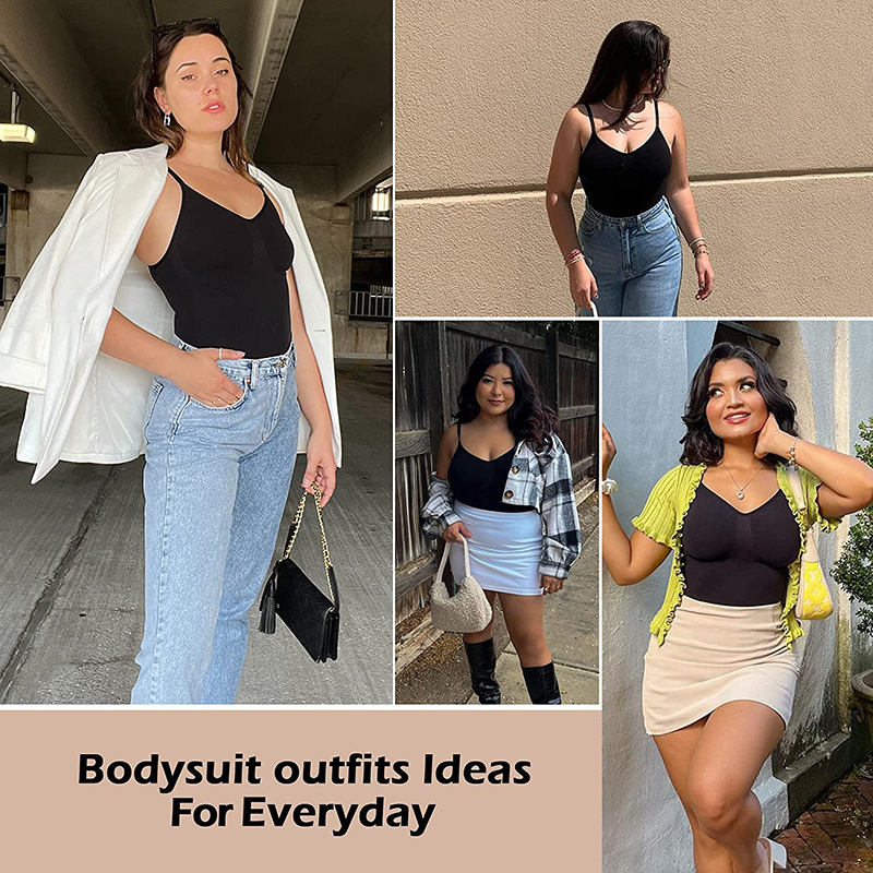 XS 3XL Seamless Body Suit Shap - Shapewear Bodysuit Firm บทวิจารณ์และราคา