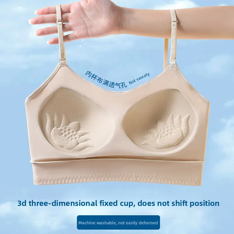 Pregnant Women's Pure Cotton S - Nursing Bra Sleep บทวิจารณ์และราคา