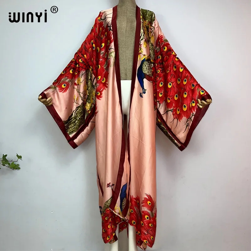 WINYI 2024 Summer Women Cardig - Robe Silk Women บทวิจารณ์และราคา