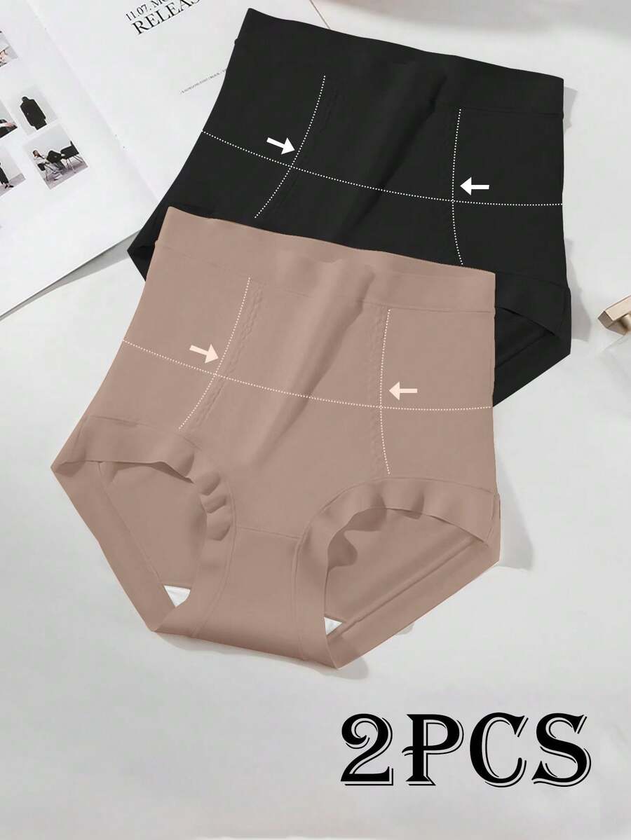 2pcs High Waist Seamless Shape - Seamless Underwear Women บทวิจารณ์และราคา