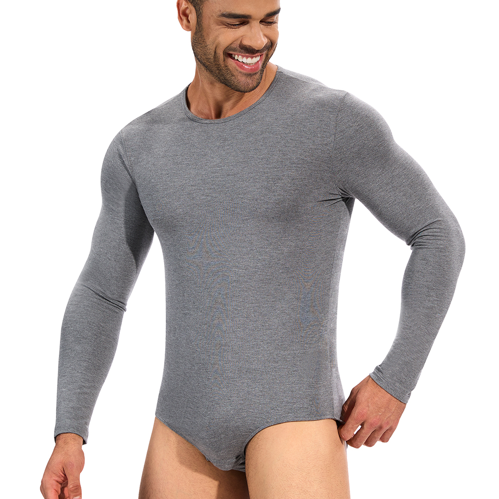 Mens Long Sleeve Bodysuit Full - Shapewear Bodysuit Firm บทวิจารณ์และราคา