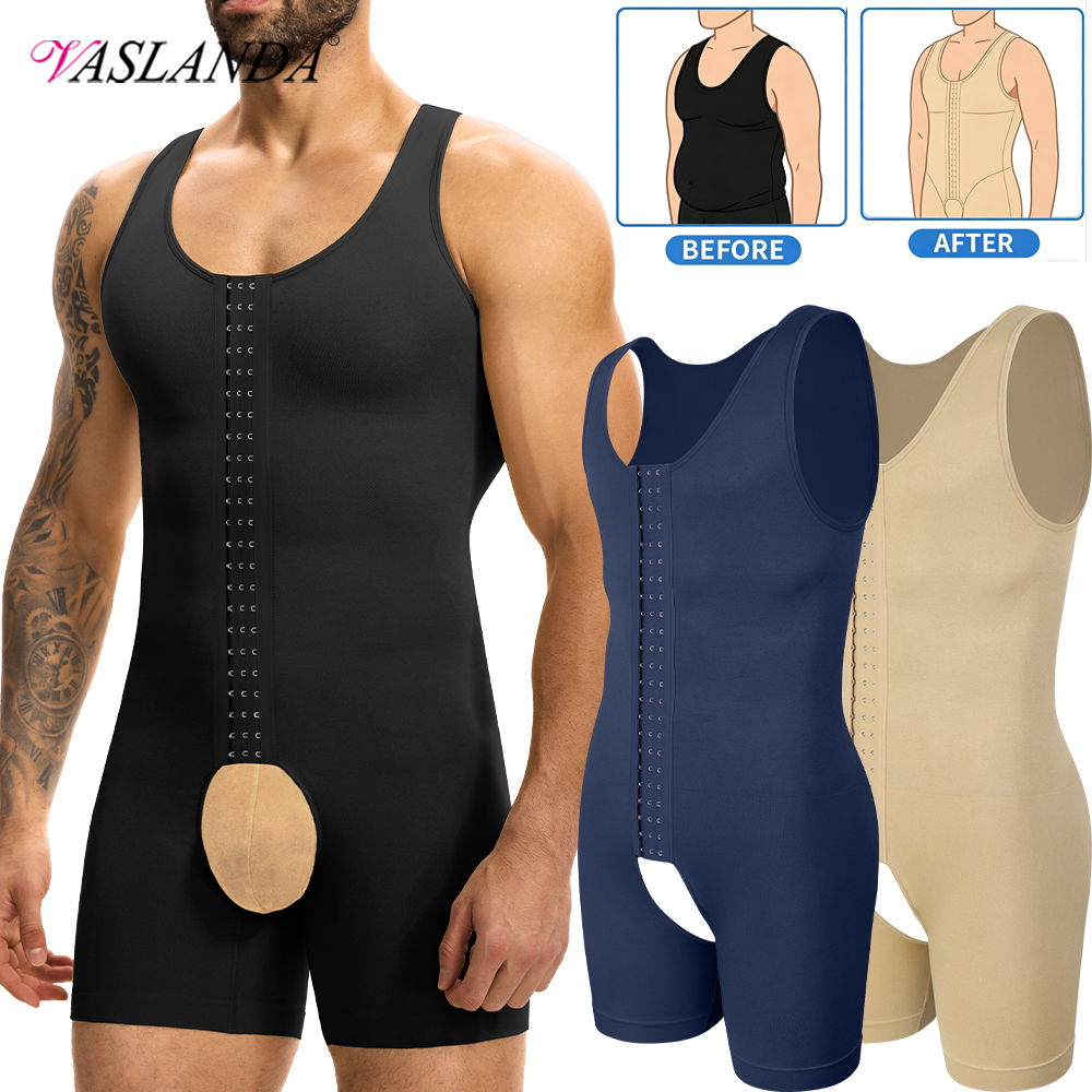 Men's Compression Shapewear  T - Shapewear Bodysuit Firm บทวิจารณ์และราคา