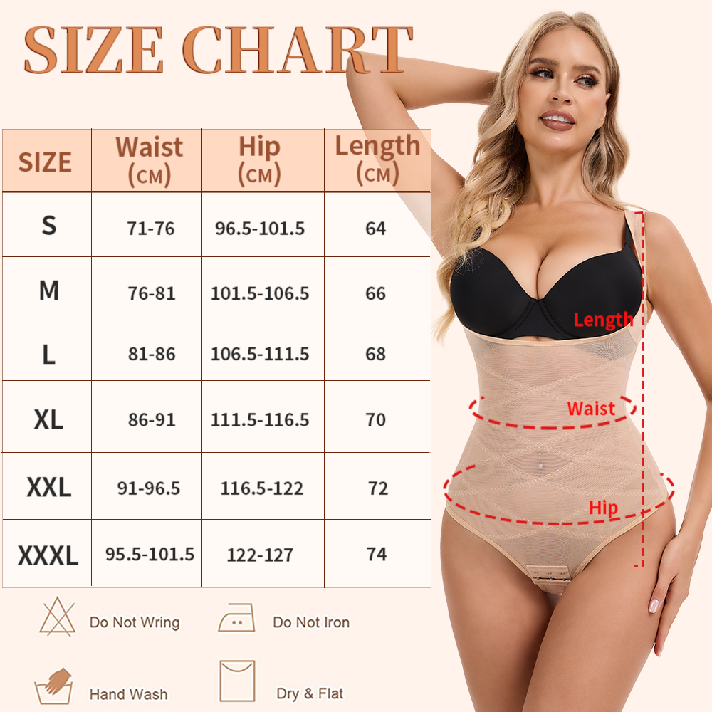 Mesh Thongs Bodysuit Shapewear - Shapewear Bodysuit Firm บทวิจารณ์และราคา