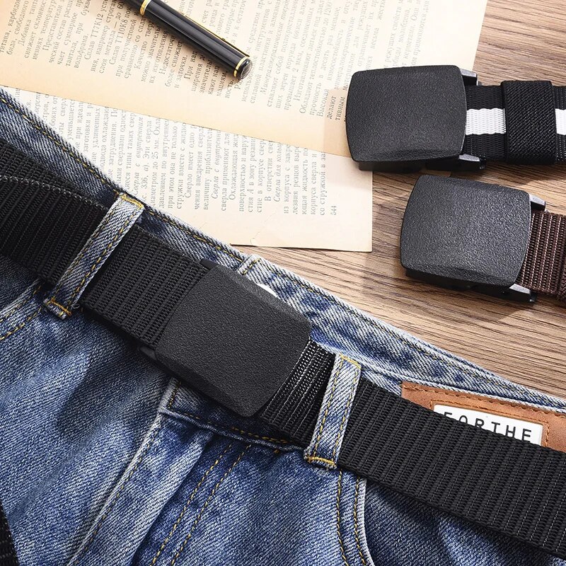 Men's Belt Outdoor Casual Canv - Corset Waist Cinch บทวิจารณ์และราคา