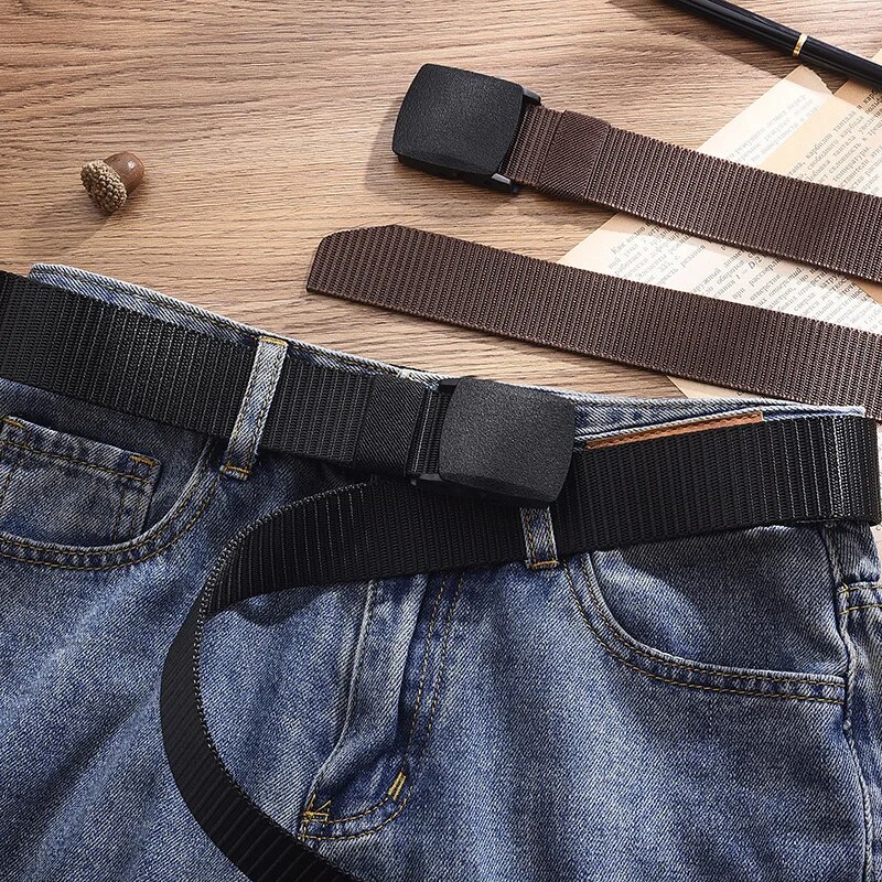 Men's Belt Outdoor Casual Canv - Corset Waist Cinch บทวิจารณ์และราคา