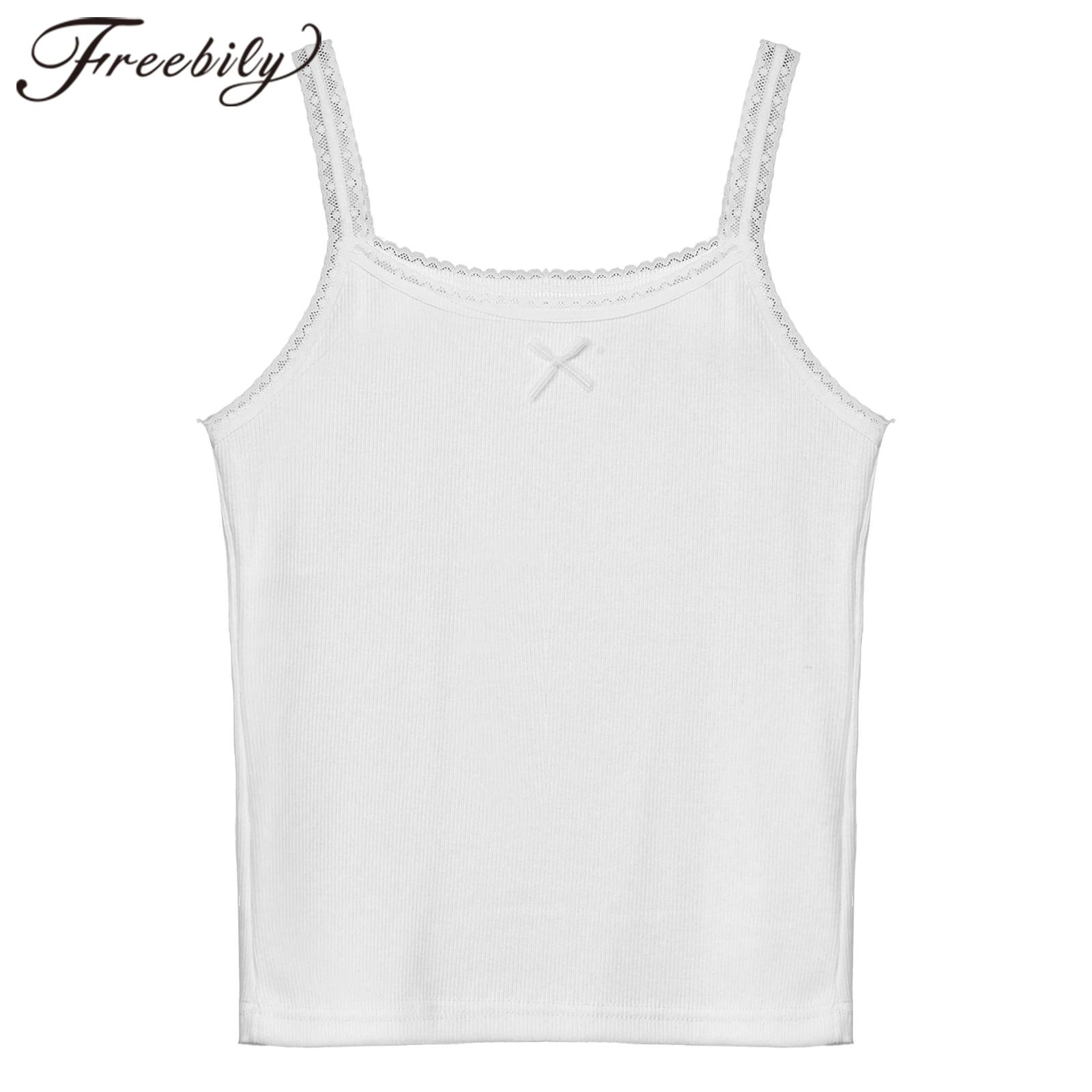 Teens Kids Yoga Top Girls Cami - Cami Top Lace บทวิจารณ์และราคา