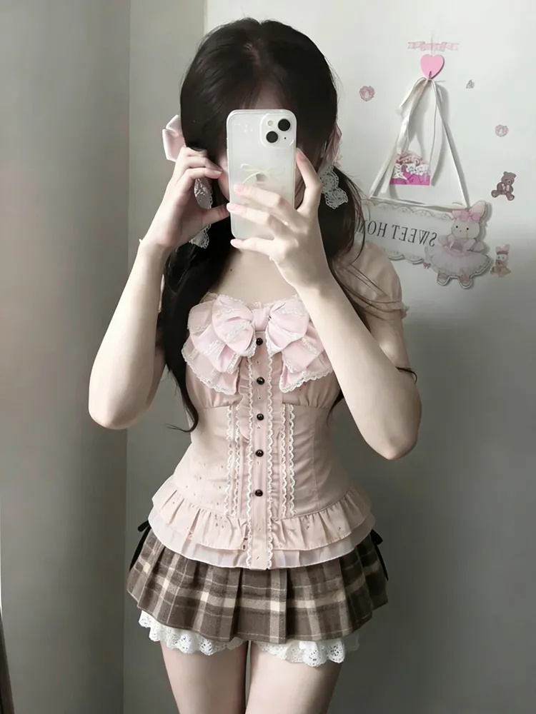 Japanese Sweet Three Piece Set - Cami Top Lace บทวิจารณ์และราคา