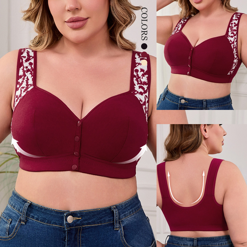 XL-7XL Plus Size Front Buckle  - Seamless Underwear Women บทวิจารณ์และราคา