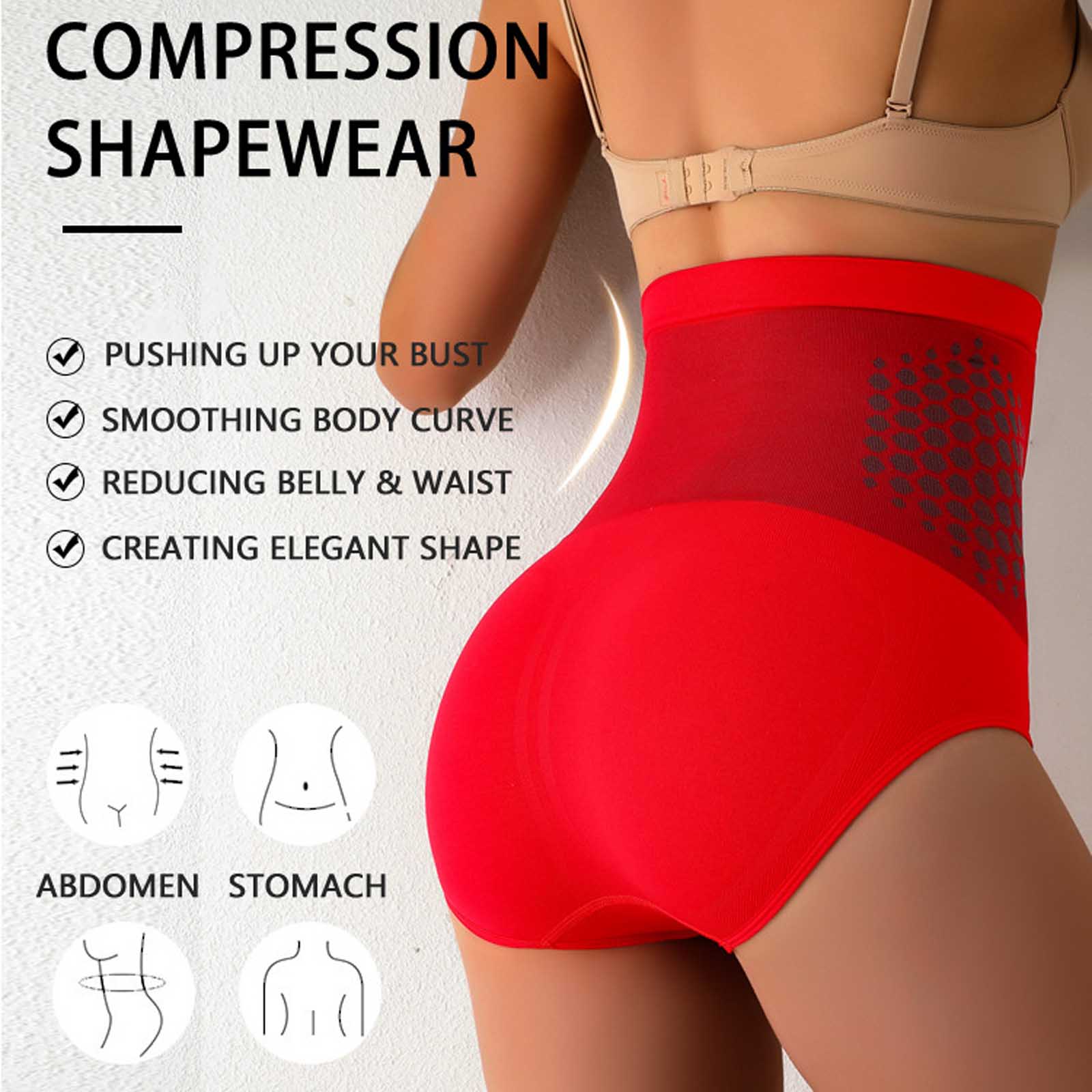 High Waist Tummy Control Shape - Seamless Underwear Women บทวิจารณ์และราคา